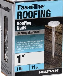 New π Fas-n-Tite 1-in 11-Gauge Electro-Galvanized Roofing Nails (1-lb) π 12 New π Fas-n-Tite 1-in 11-Gauge Electro-Galvanized Roofing Nails (1-lb) π -Roofing shop online 10408983