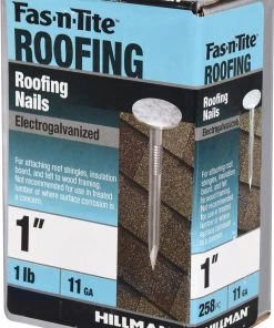 New π Fas-n-Tite 1-in 11-Gauge Electro-Galvanized Roofing Nails (1-lb) π 13 New π Fas-n-Tite 1-in 11-Gauge Electro-Galvanized Roofing Nails (1-lb) π -Roofing shop online 10408984