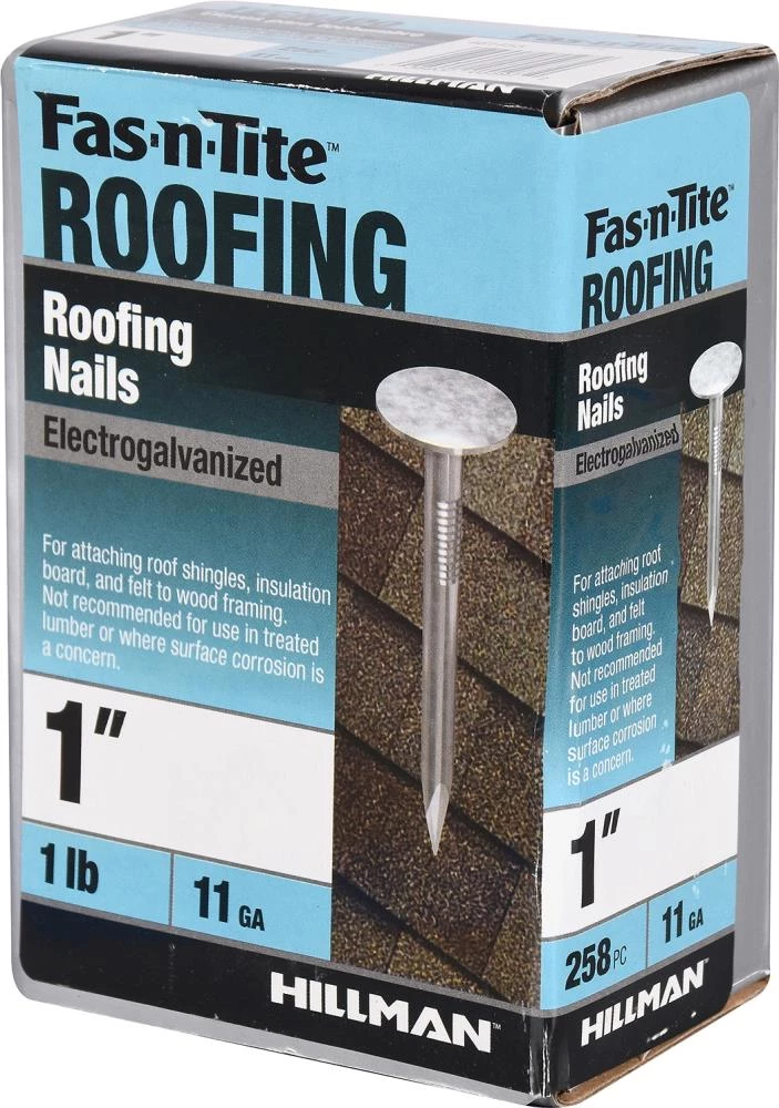 New π Fas-n-Tite 1-in 11-Gauge Electro-Galvanized Roofing Nails (1-lb) π 7 New π Fas-n-Tite 1-in 11-Gauge Electro-Galvanized Roofing Nails (1-lb) π - Image 5