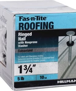 Buy ✨ Fas-n-Tite 1-3/4-in 10-Gauge Hot-Dipped Galvanized Steel Roofing Nails (5-lbs) 🌟 -Roofing shop online 10412774
