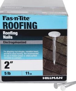 Best reviews of 😍 Fas-n-Tite 2-in 11-Gauge Electro-Galvanized Roofing Nails (5-lbs) 😀 -Roofing shop online 10412858