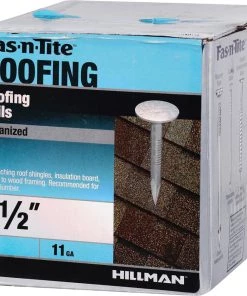 Hot Sale 👍 Fas-n-Tite 11-Gauge Electro-Galvanized Roofing Nails (5-lbs) ⭐ -Roofing shop online 10412878