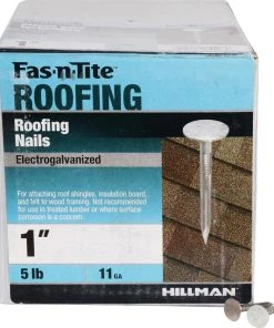 Coupon 😀 Fas-n-Tite 1-in 11-Gauge Electro-Galvanized Steel Roofing Nails (5-lbs) 🛒 -Roofing shop online 10412922