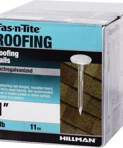 Coupon 😀 Fas-n-Tite 1-in 11-Gauge Electro-Galvanized Steel Roofing Nails (5-lbs) 🛒 -Roofing shop online 10412924