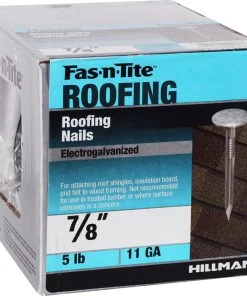 Brand new 🔔 Fas-n-Tite 11-Gauge Electro-Galvanized Roofing Nails (5-lbs) 🔔 -Roofing shop online 10412953