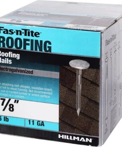 Brand new 🔔 Fas-n-Tite 11-Gauge Electro-Galvanized Roofing Nails (5-lbs) 🔔 -Roofing shop online 10412954
