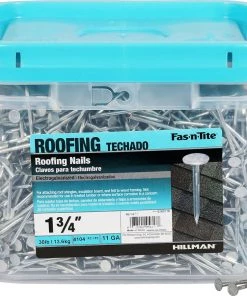 Budget ⭐ Fas-n-Tite 11-Gauge Electro-Galvanized Roofing Nails (30-lbs) ✔️ -Roofing shop online 10420894