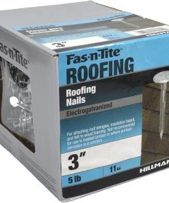 Flash Sale 🔥 Fas-n-Tite 3-in 11-Gauge Electro-Galvanized Roofing Nails (5-lbs) 😍 -Roofing shop online 10421353