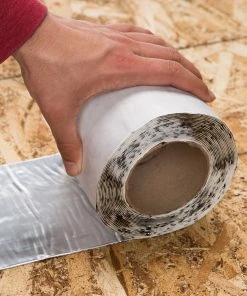 Promo 🌟 Peel & Seal Flashings Instant Waterproof Repairs 6-in x 25-ft Aluminum Roll Flashing 🔥 -Roofing shop online 10881217