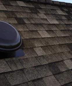 Outlet 💯 Air Vent Roof Louvers Black Galvanized Steel Round Roof Louver ⭐ -Roofing shop online 11090218