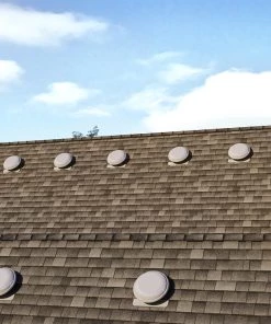 Best deal ⭐ Air Vent Roof Louvers Weatherwood Galvanized Steel Round Roof Louver 🛒 -Roofing shop online 11090225