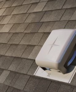 Cheap 🎉 Air Vent Roof Louvers Weatherwood Galvanized Steel Slant-Back Roof Louver ✔️ -Roofing shop online 11090756