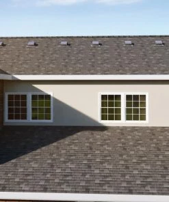 Top 10 ✔️ Air Vent Roof Louvers Gray Aluminum Slant-Back Roof Louver ⭐ -Roofing shop online 11090991