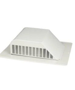 Top 10 ✔️ Air Vent Roof Louvers Gray Aluminum Slant-Back Roof Louver ⭐ -Roofing shop online 11090995