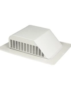 Top 10 ✔️ Air Vent Roof Louvers Gray Aluminum Slant-Back Roof Louver ⭐ -Roofing shop online 11090996