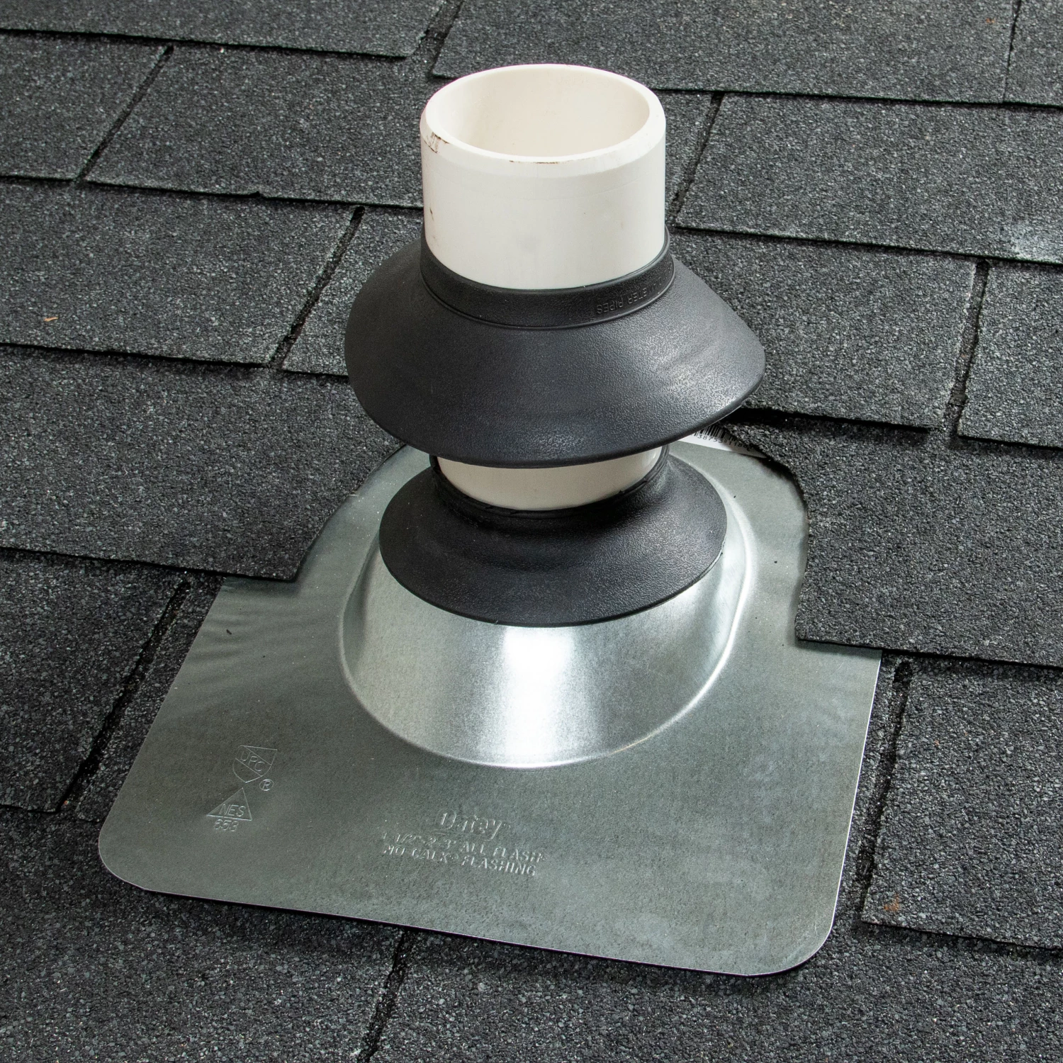 Outlet π Oatey Flashings No-Calk 3-in x 5.1-in Thermoplastic Elastomer Vent and Pipe Flashing π 5 Outlet π Oatey Flashings No-Calk 3-in x 5.1-in Thermoplastic Elastomer Vent and Pipe Flashing π - Image 3