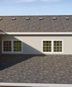 New ✨ Air Vent Roof Louvers Gray Aluminum Square Roof Louver ✔️ -Roofing shop online 11136793