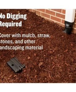 Best deal 🔥 Amerimax Downspouts & Components StealthFlow Low Profile Ext Kit Vinyl 24.5-in Black Downspout Extension 👍 -Roofing shop online 11265138