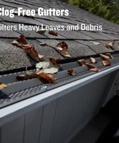 New ⭐ Amerimax Gutter Parts & Accessories Hoover Dam Galvanized Steel Gutter Guard (6-in x 3-ft) 🌟 -Roofing shop online 11290749