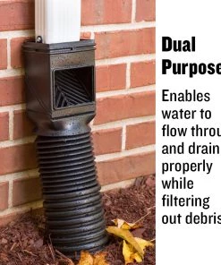 Best reviews of 🎁 Amerimax Downspouts & Components Vinyl Downspout Guard 👍 -Roofing shop online 11290766