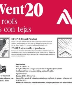 Deals 🛒 Air Vent Roof Ridge Vents 10.5-in x 240-in Black Plastic Roll Roof Ridge Vent 👍 -Roofing shop online 11377942