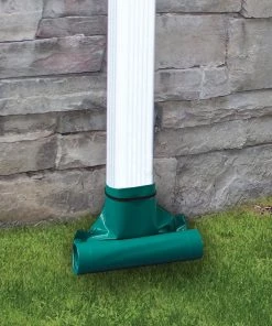 Brand new ⌛ Frost King Downspouts & Components Vinyl 46-in Green Downspout ❤️ -Roofing shop online 11478901 scaled