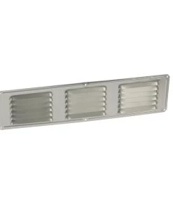 Outlet ⌛ Air Vent Soffit Vents 4-in x 16-in Mill Aluminum Soffit Vent 🔥 -Roofing shop online 13022719