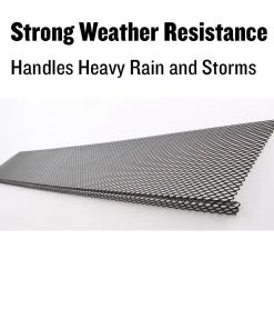 Promo 😍 Amerimax Gutter Parts & Accessories Lock-In Gutter Guard Black Galvanized Steel K Style (5.25-in x 3-ft) Gutter Guard Screen 😀 -Roofing shop online 14141243