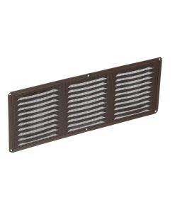 New 🛒 Air Vent Soffit Vents 6-in x 16-in Brown Aluminum Soffit Vent 😍 -Roofing shop online 14612189