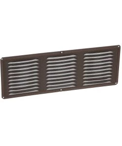 New 🛒 Air Vent Soffit Vents 6-in x 16-in Brown Aluminum Soffit Vent 😍 -Roofing shop online 14612190