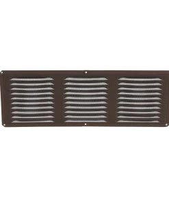 New 🛒 Air Vent Soffit Vents 6-in x 16-in Brown Aluminum Soffit Vent 😍 -Roofing shop online 14612191