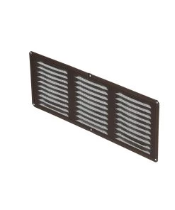 New 🛒 Air Vent Soffit Vents 6-in x 16-in Brown Aluminum Soffit Vent 😍 -Roofing shop online 14612193