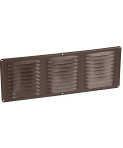 New 🛒 Air Vent Soffit Vents 6-in x 16-in Brown Aluminum Soffit Vent 😍 -Roofing shop online 14612195