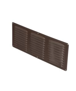 New 🛒 Air Vent Soffit Vents 6-in x 16-in Brown Aluminum Soffit Vent 😍 -Roofing shop online 14612201