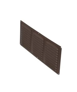 New 🛒 Air Vent Soffit Vents 6-in x 16-in Brown Aluminum Soffit Vent 😍 -Roofing shop online 14612202