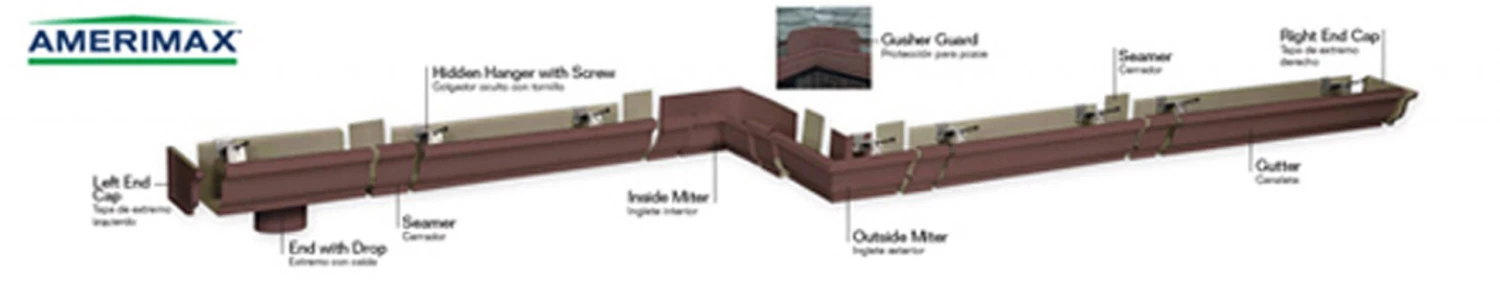 Best Pirce π Amerimax Gutters 5.5-in x 10-in Brown K Style Gutter End with Drop π― 4 Best Pirce π Amerimax Gutters 5.5-in x 10-in Brown K Style Gutter End with Drop π― - Image 2