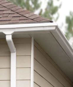 Best deal 😍 Amerimax Gutter Parts & Accessories Traditional Vinyl K Style Pair (Left/Right) End Cap ⌛ -Roofing shop online 15009767