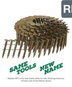 Wholesale 🎉 Metabo HPT 1-1/4-in 15-Gauge Electro-Galvanized Steel Pneumatic Roofing Nails (7200-Count) 😍 -Roofing shop online 15592254