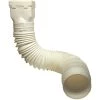 Hot Sale 👍 Spectra Downspouts & Components Universal Downspout Extension White Polymer 24-in White Downspout Extension 👏 -Roofing shop online 15861374