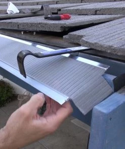 Top 10 👏 Atlas by Gutterglove Gutter Parts & Accessories Atlas Gutter Guard Stainless Steel Half Round/K Style (5.5-in x 3-ft) Gutter Guard Screen 11-Pack ⌛ -Roofing shop online 16511009