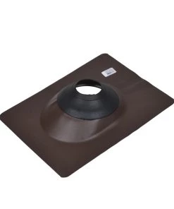 Buy ✨ Oatey Vent Pipe Flashing No-Calk 12 in. x 15-1/2 in. Galvanized Steel Brown Vent Pipe Roof Flashing with 3 in. - 4 in. Adjustable Diameter 💯