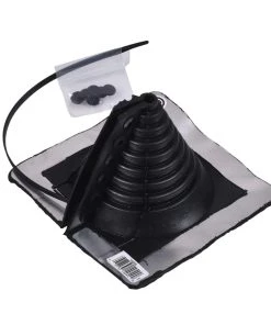 Best Sale βοΈ Oatey Flashings Retro Master Flash 8 in. x 8 in. Vent Pipe Roof Flashing with 1/4 in. - 4 in. Adjustable Diameter π