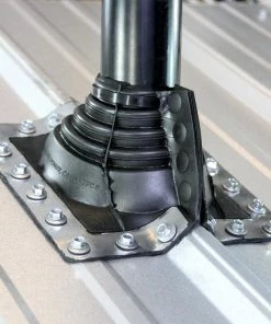 Best Sale 🔔 Oatey Flashings Retro Master Flash 8 in. x 8 in. Vent Pipe Roof Flashing with 4 in. - 9-1/4 in. Adjustable Diameter 🎉 -Roofing shop online 43973428